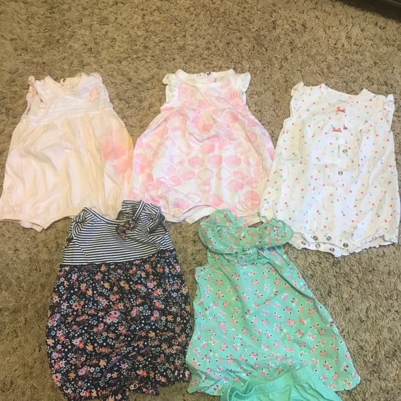 0 3 month baby girl rompers